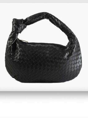 The Love Knot Faux Leather Bag: Woven - Anthropologie